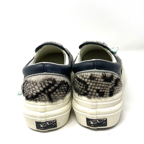 Vans Super Comfy Cush Womens Platform S Crème Black Faux Fur Slip On VN0A4U3I26F - Picture 8 of 9